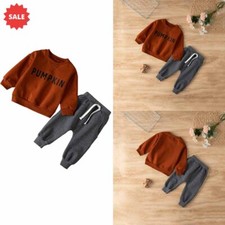 Kids Baby Boys Clothes Long Sleeve Tops Pants Toddler Outfits Set Tracksuit Sets