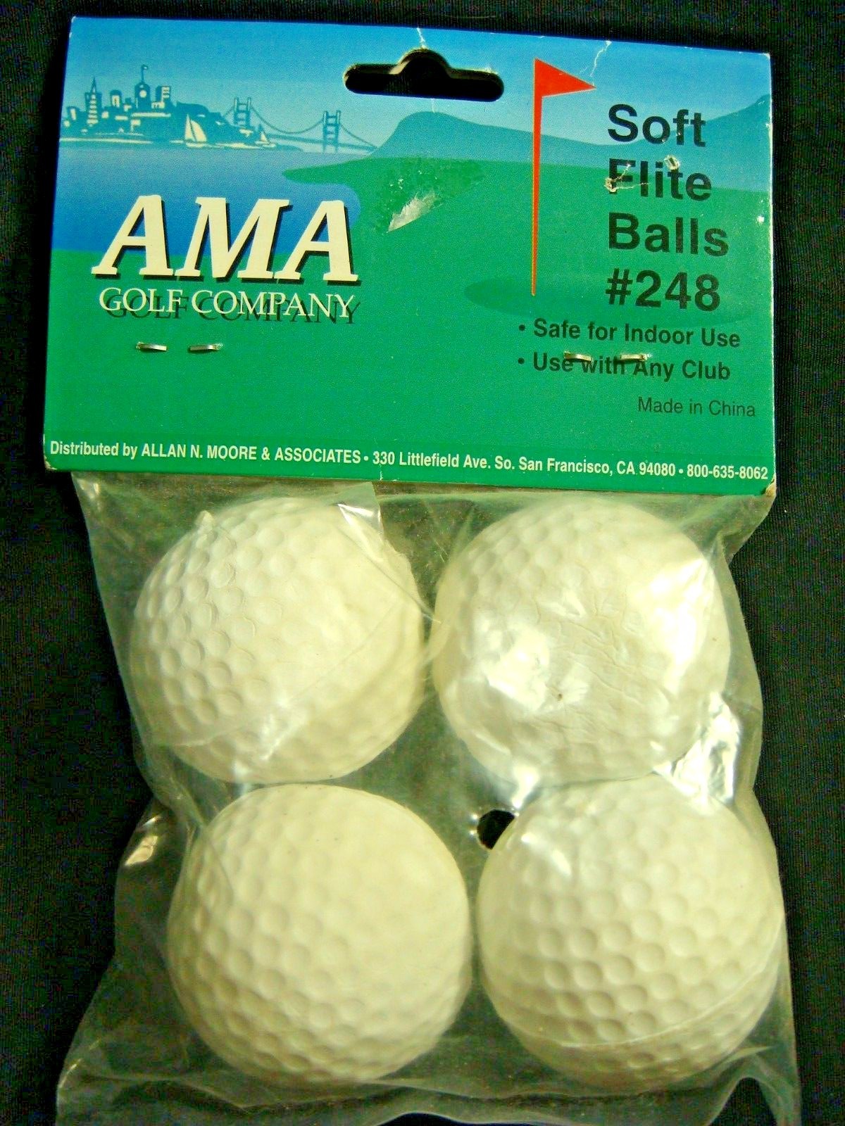 AMA Golf Company 12" Super Soft Flite Indoor Training Balls 248 (4