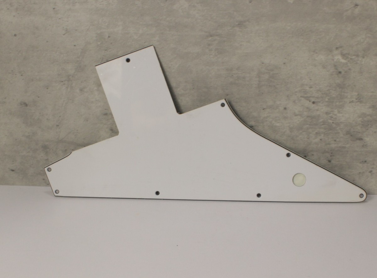 Explorer Pickguard Replacement For Gibson - White 3 Ply | eBay