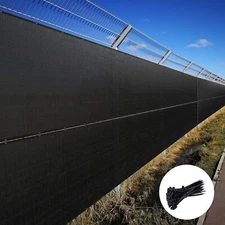 4/5/6/8 ft Fence Screen Privacy Windscreen Garden Yard Mesh Shade Cover Green US