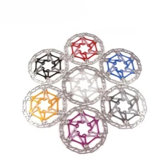 Ultralight MTB Brake Disc Float Floating Pads 160/180mm 6 Bolt Rotors Parts