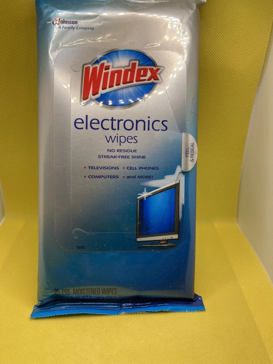 Windex Electronics Wipes, 25-Count