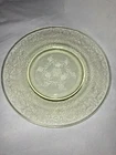 2 Hazel Atlas Florentine 2 Yellow Dinner Plate Plates 10 Inch depression era