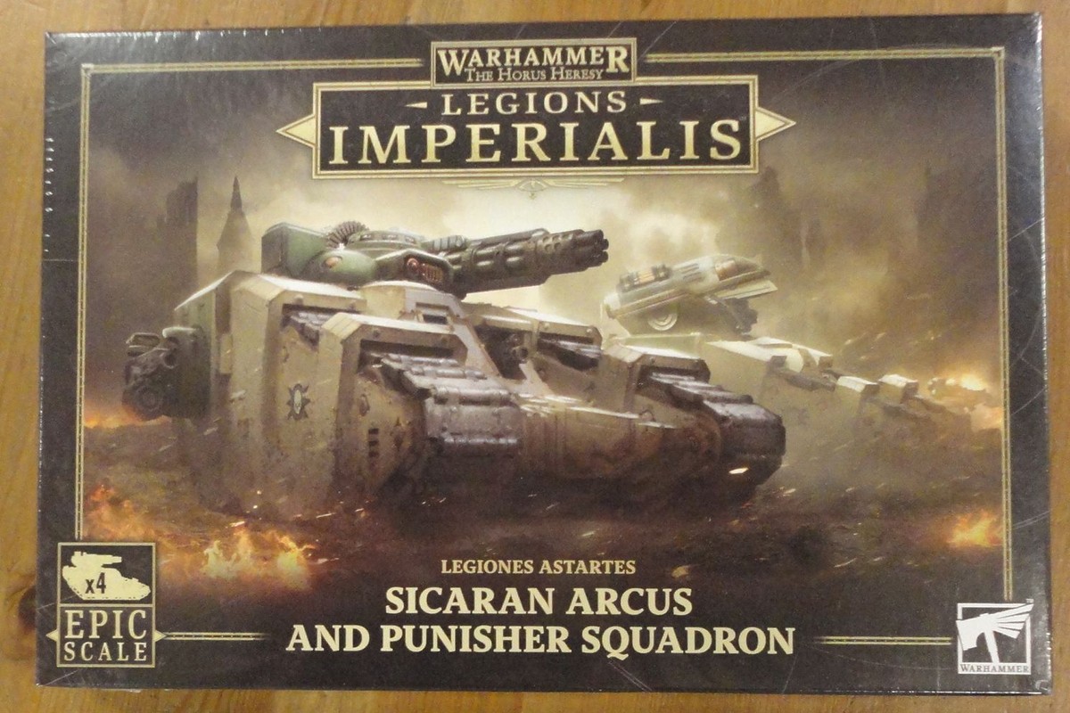 Warhammer Legions Imperialis Sicarian Arcus and Punisher Warhammer Legions Imperialis Sicarian Arcus and Punisher