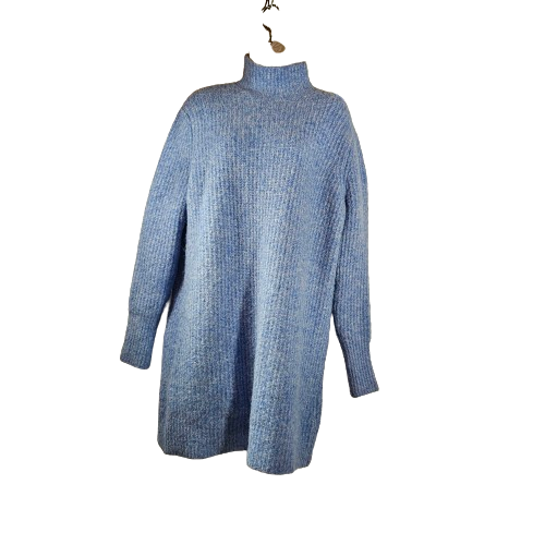 blue sweater dress zara Dusty Blue Chiffon Shoulder Tie Sweetheart Empire Bridesmaid Dress