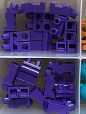 LEGO Parts - Dark Purple Hips and Legs Plain - No 970c00 - QTY 20