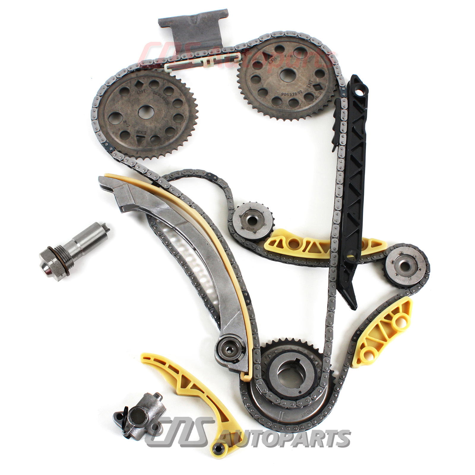 Timing Chain Kit Cover gasket Balance Shaft Water Pump For GM 2.0L 2.2L