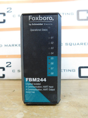 Foxboro FBM244 RH927AK HART I/O Module used CSQ