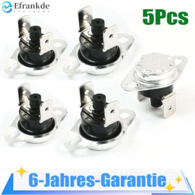 5Pcs Thermostat Temperaturschalter für KSD301 Mikrowellenherd Kaffeemaschine DE