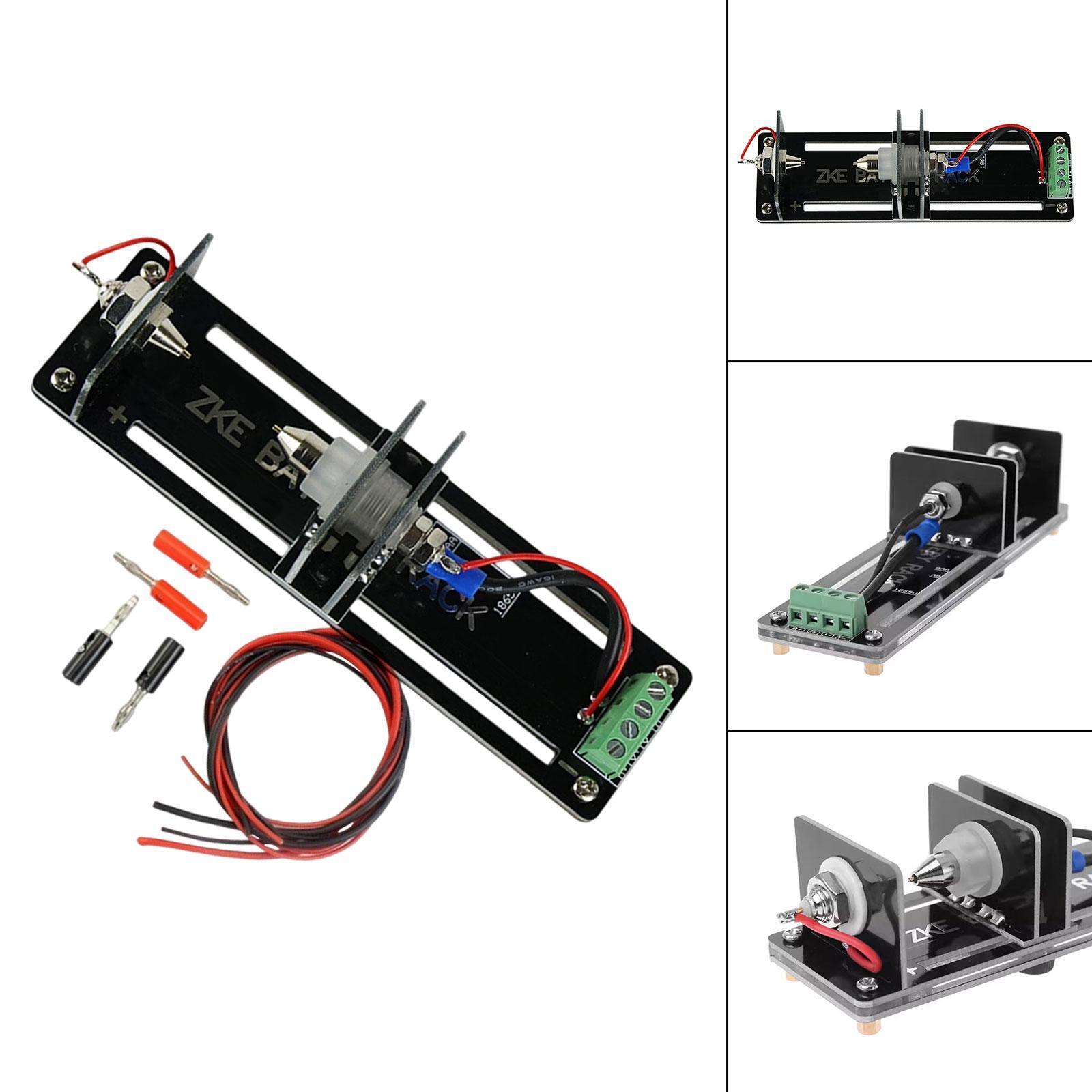 CHICIRIS Batteriehalter Aus Alu-Legierung Für Maxx 1/10 RC-Autos – Inkl. Halteband, Leicht & Stabil
