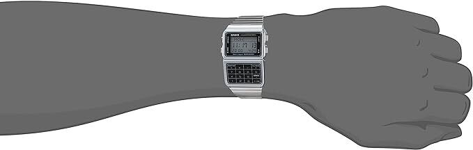 Casio DBC-611-1DF Data Bank Calculator Watch Silver Casio DBC-611-1DF Data Bank Calculator Watch Silver