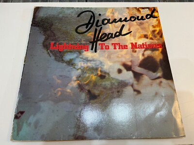Diamond Head - Lightning To The Nations - LP 1981 Metal Woolfe Recs Vinyl