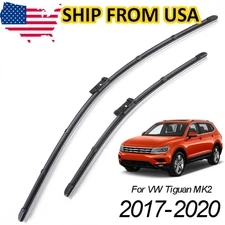 Pair Front Window Windshield Wiper Blades Set For VW tiguan MK2 2018~2022 Wipers