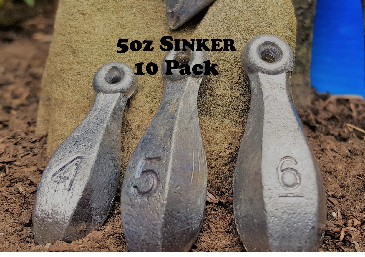 Fishing Sinkers, bulk buy, Snapper Sinkers FREE POSTAGE SIZES 4oz to 10oz, eBay