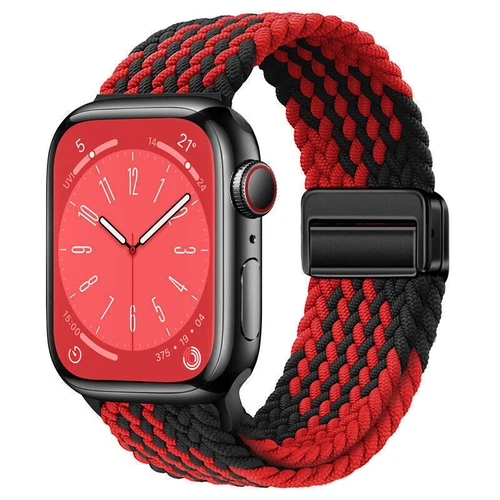 Magnet Nylon Armband für Apple Watch Ultra 2 49mm & Serie 1-9,Ersatzband 38-45mm - Bild 62 von 101