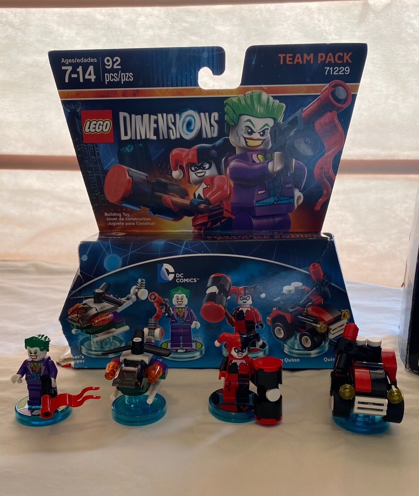  LEGO Dimensions DC Villains Joker & Harley Quinn Team Pack 71229 100% complete