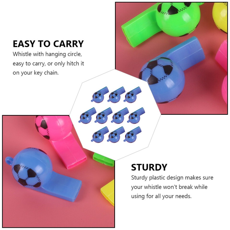 20 Pcs Football Whistle Kids Soccer Outdoor Playset Whistles Official