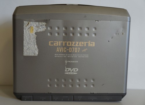 PIONEER CARROZZERIA AVIC-D707 DVD CAR COMPUTER GPS RECEIVER UNIT - Picture 8 of 11