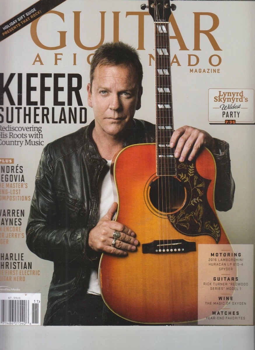 Kiefer sutherland 2024 guitar collection