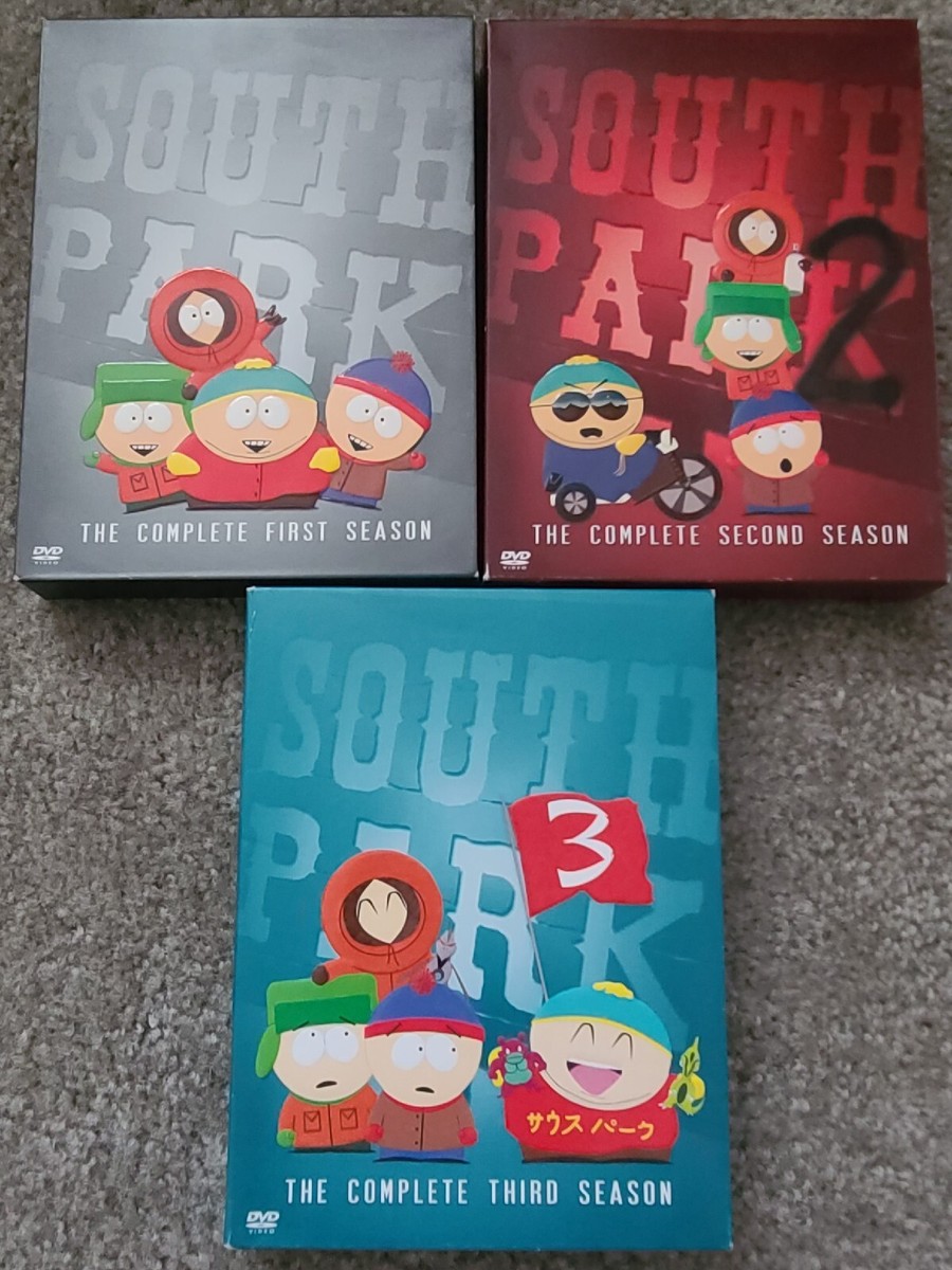 South Park Dvd Lot Seasons 1, 2, 3 | eBay