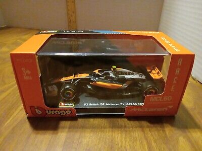 Bburago 2023 F1 Racing MCL60 P2 British Grand Prix McLaren Bburago 2023 F1 Racing MCL60 P2 British Grand Prix McLaren
