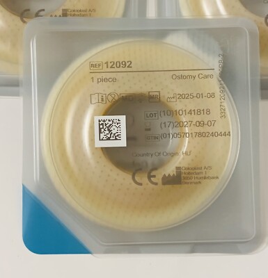 Coloplast Brava CONVEX PROTECTIVE SEAL Barrier #12092 1-3/16'' 8mm 1BX/10EA ~2027
