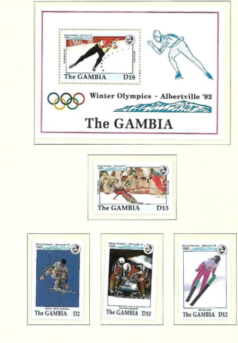 Gambia 1992 Olympic Games issues MNH - Picture 1 of 1