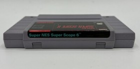 SNES Super NES Scope 6 Authentic Game Cartridge Only Nintendo Tested 1992