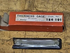 Mitutoyo 184-101 Thickness Feeler Gage NEW in Box