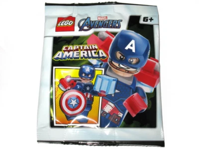 LEGO - Marvel Avengers Captain America #2 MiniFigure Set - 242212- New - sh818