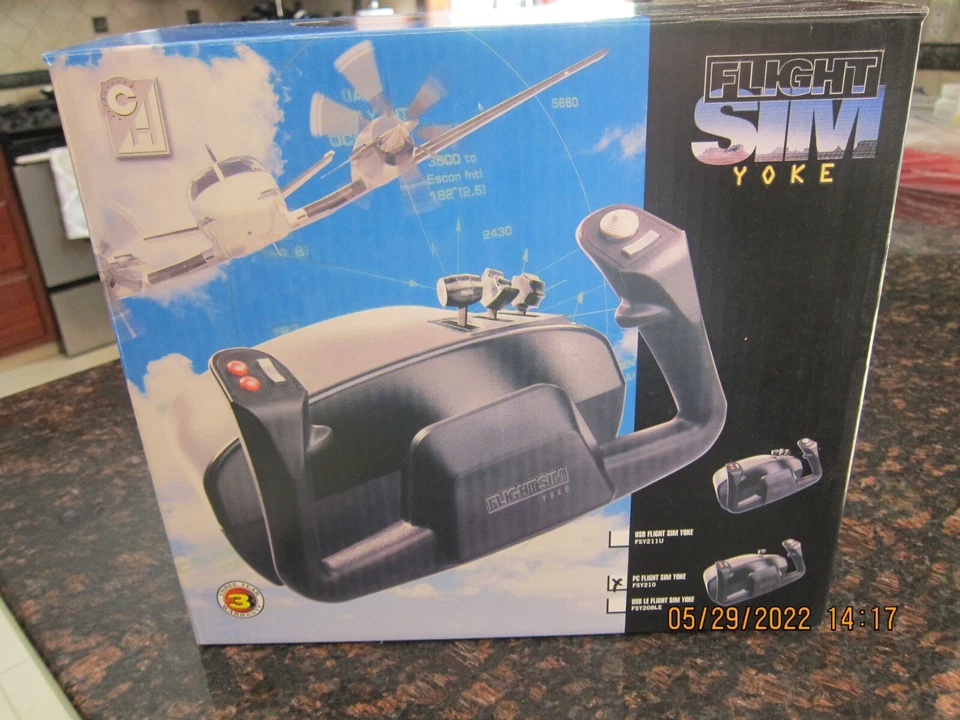 CH PC Fight Yoke Sim FSY210  Flight Simulation and Pilot Training. - Image 4 of 4