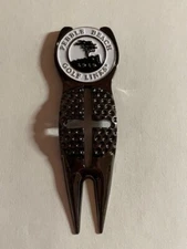 Pebble Beach Golf Links 1" Coin Golf Marker & Crosshairs Divot Tool - A Beauty!