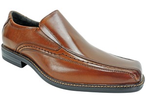 stacy adams templin loafers cognac