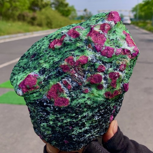 6.15LB Natural green Ruby zoisite (anylite) crystal Chakra mineral Energy - Picture 21 of 21