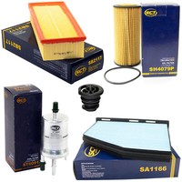 Filter Set Kraftstoff-ÖL-Luft-Innenraum + Schraube FüR VW Beetle 2.0 TSI 220 PS