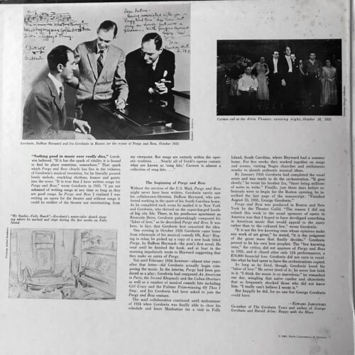 Porgy & Bess Gershwin's Price,Warfield Played VG+ LSC 2679 Gatefold PET RESCUE - Imagen 2 de 4