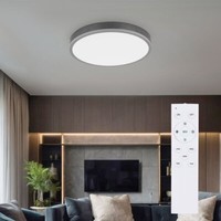 Deckenleuchte Deckenlampe Wohnzimmerlampe Holz Cct Nachtlicht Fernbedienung Led