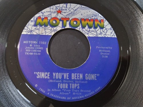 Four Tops Standing In The Shadows Of Love VG++ Original 45RPM Motown Record 1966 - Picture 3 of 3