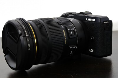 Canon EOS M6 Mark II 32.5MP Spiegellose Systemkamera - Schwarz (Nur Gehäuse)