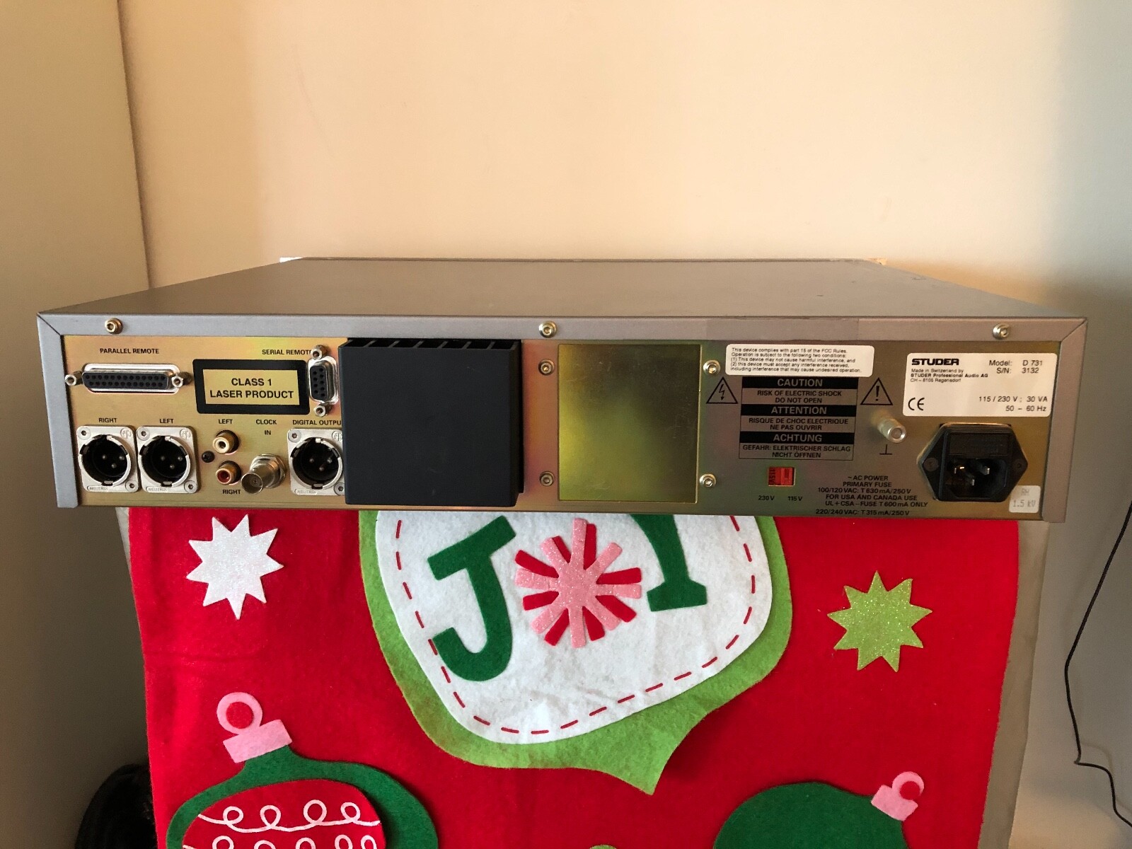 STUDER D731 PROFESSIONAL CD PLAYER eBay