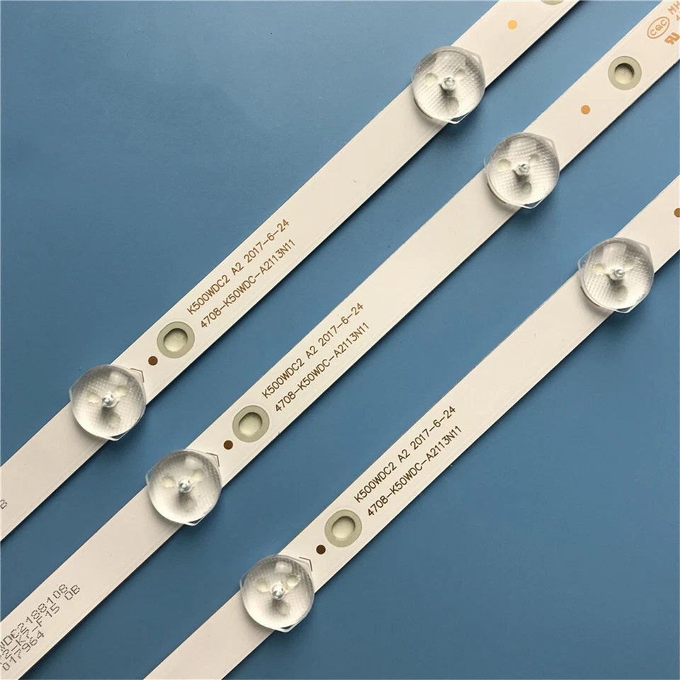 Tira LED de 9 piezas para TV 50" 50USK1810T2 50PUT6023 K500WDC2 A2 4708-K50WDC-A2113N11 Foto 4 de 4