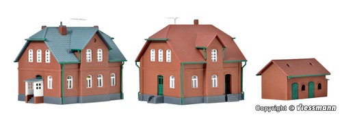 Kibri 36784 Z 1:220 - Kit of Company dwelling, 2 pieces with one annexe - Picture 3 of 3