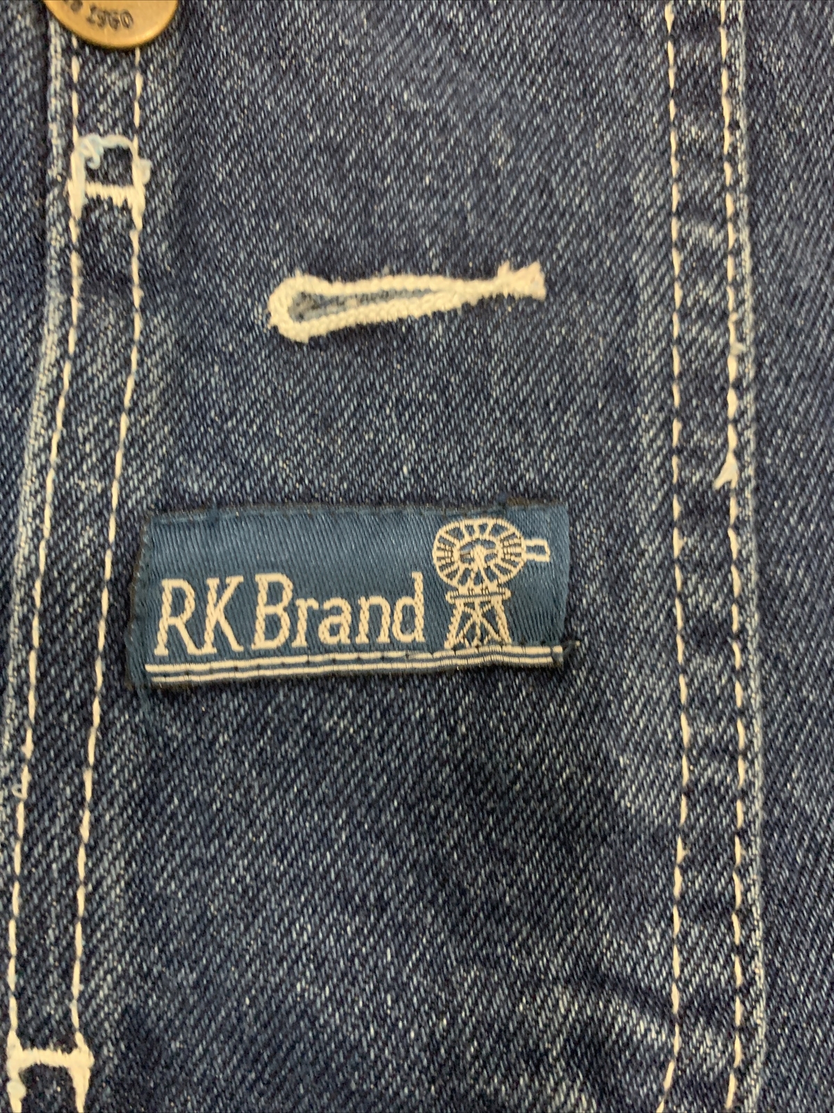 Overalls Rural King Brand Denim Farmer Wear Carpenter… Gem