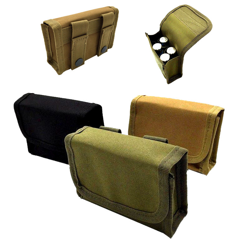 New Tactical Shotgun MOLLE Waist Bag 10 Round 12 GA Belt Shell Ammo