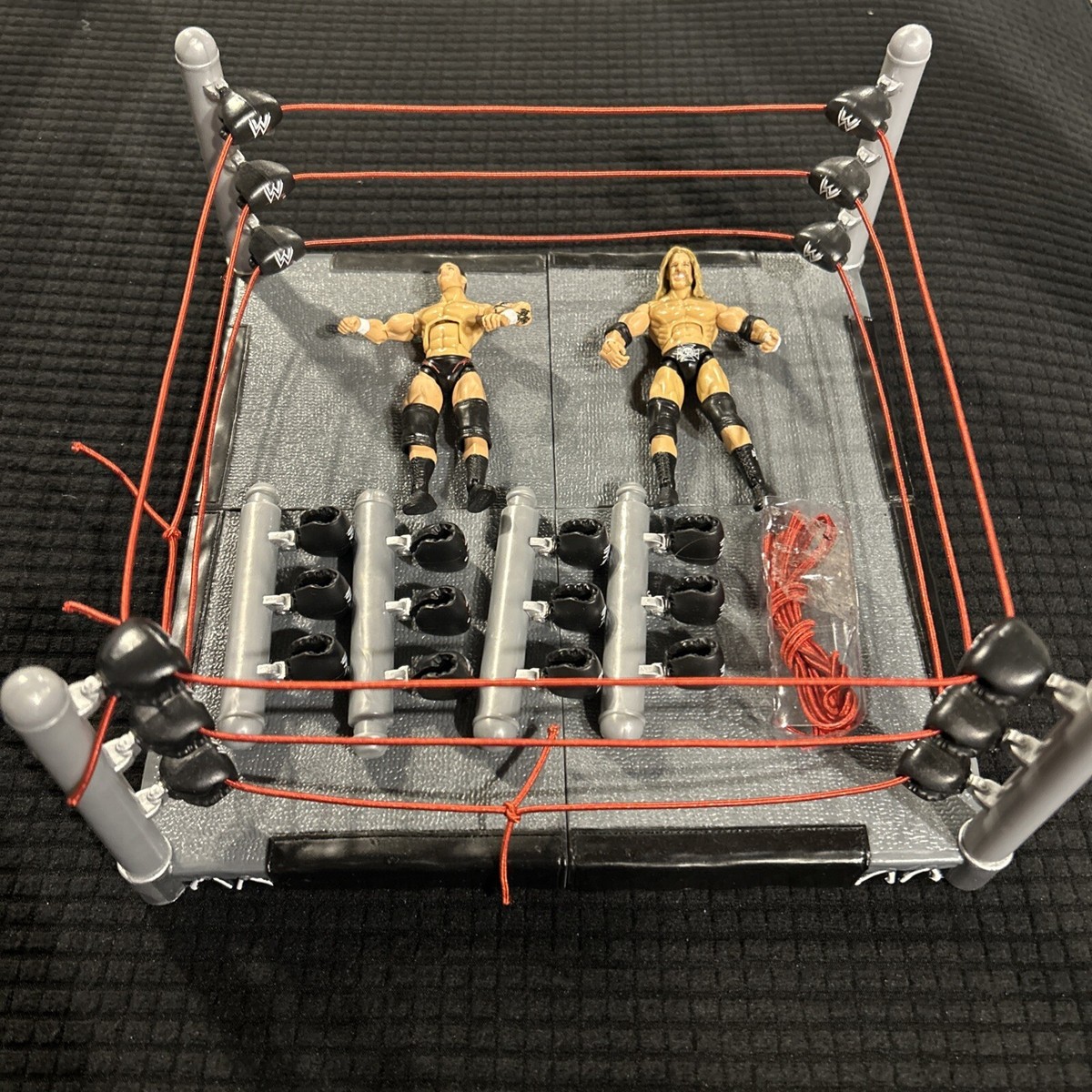 WWE JAKKS リング WWE JAKKS BUILD N BRAWL Ring With Triple H & Randy Orton ULTRA