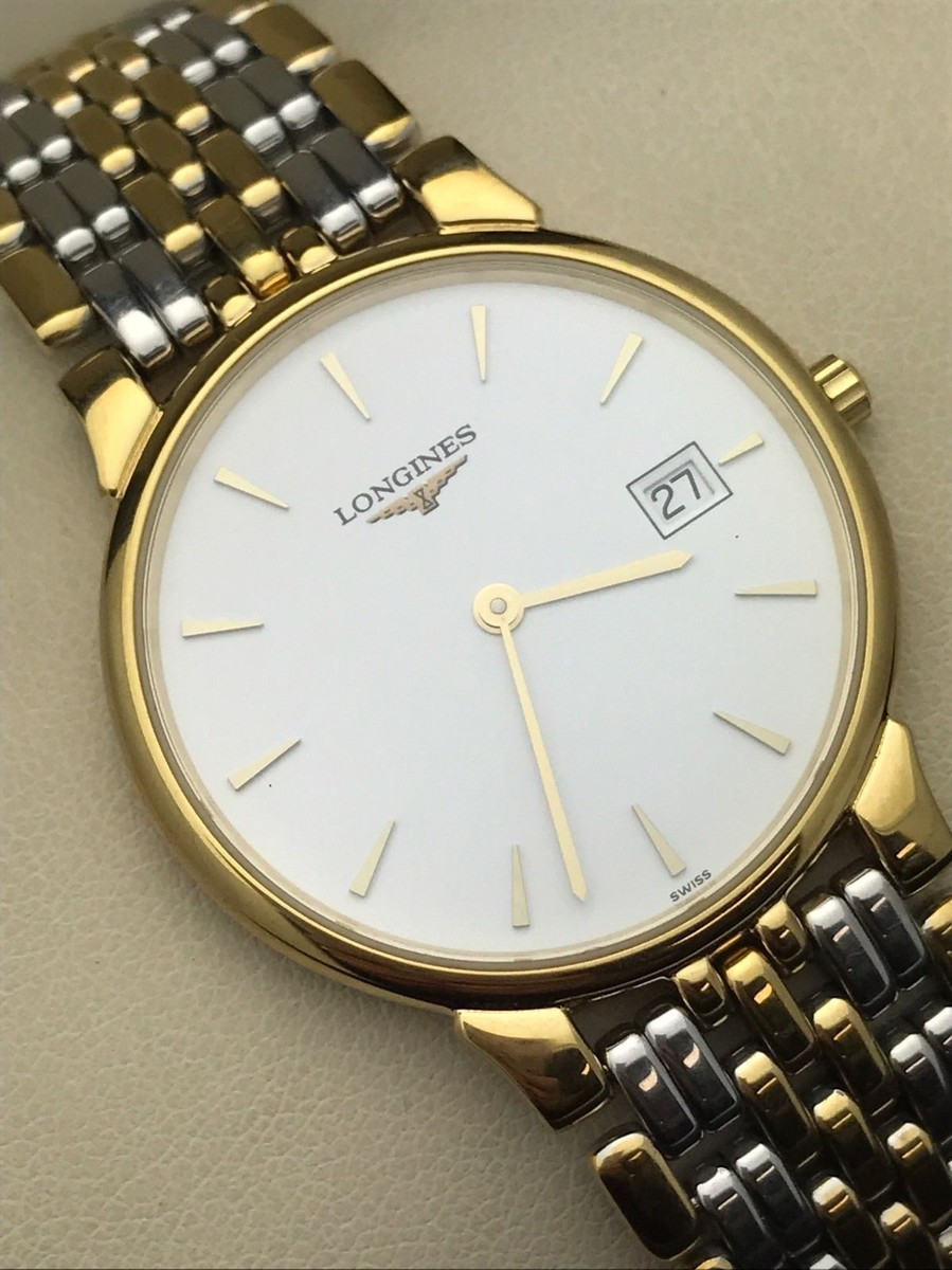 Longines Two-Tone White Dial Les Grandes Classiques Watch L5.632.2