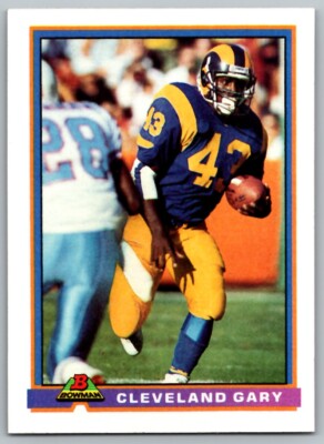 1991 BOWMAN CLEVELAND GARY LOS ANGELES RAMS #261 | eBay