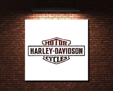 Harley Davidson Stencil Template Reusable Mylar Stencil for Paint #99