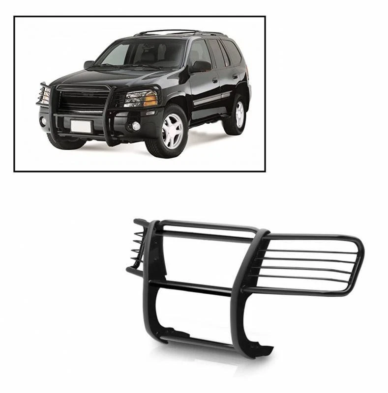 Black Horse Grille Guard Black Fits 2002-2006 GMC Envoy XL | eBay