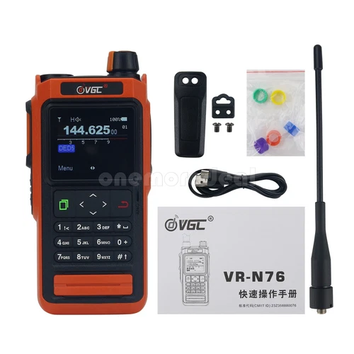 VR-N76 IP67 Portátil UHF VHF Doble Banda IP67 2 Vías Radio Bluetooth GPS APRS/BSS - Imagen 32 de 56